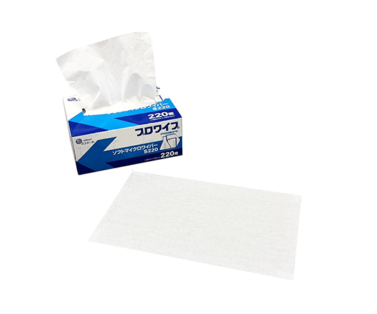 Elleair (DAIO PAPER CORPORATION) 703153 PROWIPE, Soft Micro Wiper Pop-Up Type 198 x 130mm S220 220 Pieces x 72 Boxes
